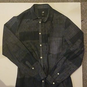 H&M Patterned Button Down